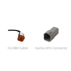 Chigee 6-PIN OBD Adapteris Harley Davidson