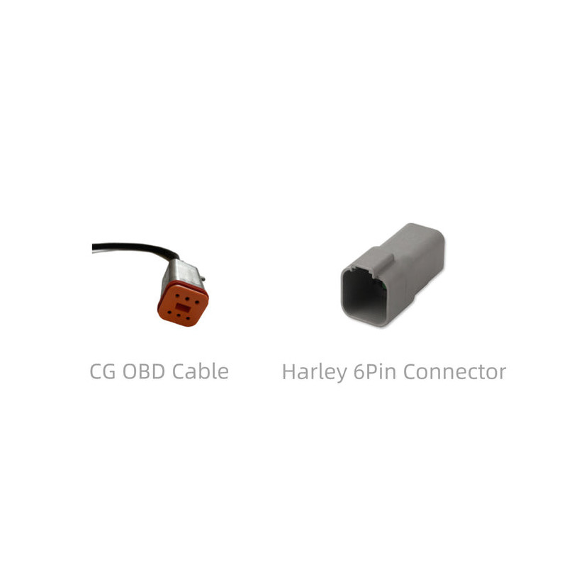 Chigee 6-PIN OBD Adapteris Harley Davidson